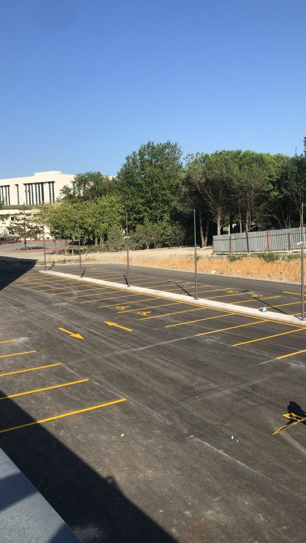 otopark zemin çizgi boyama, yol çizgi boyama